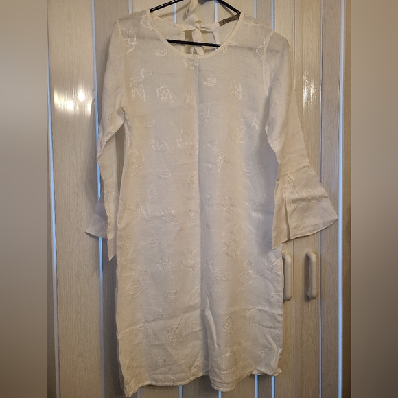 LUISA PERLA - White Dress Medium - Picture 1 of 3